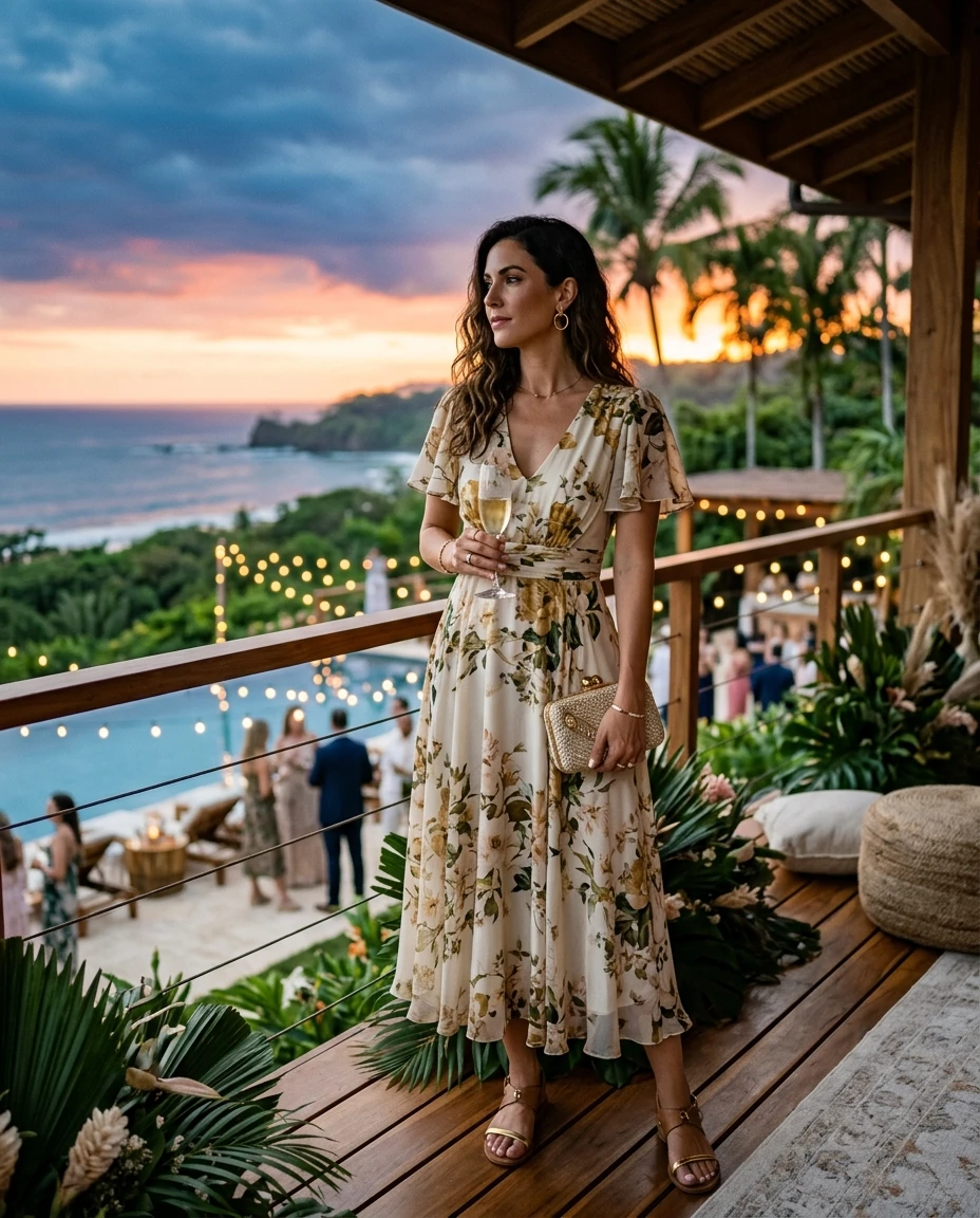 Gemma Deeks Style Guide: Semi Formal Holiday parties in Costa Rica Summer 2026