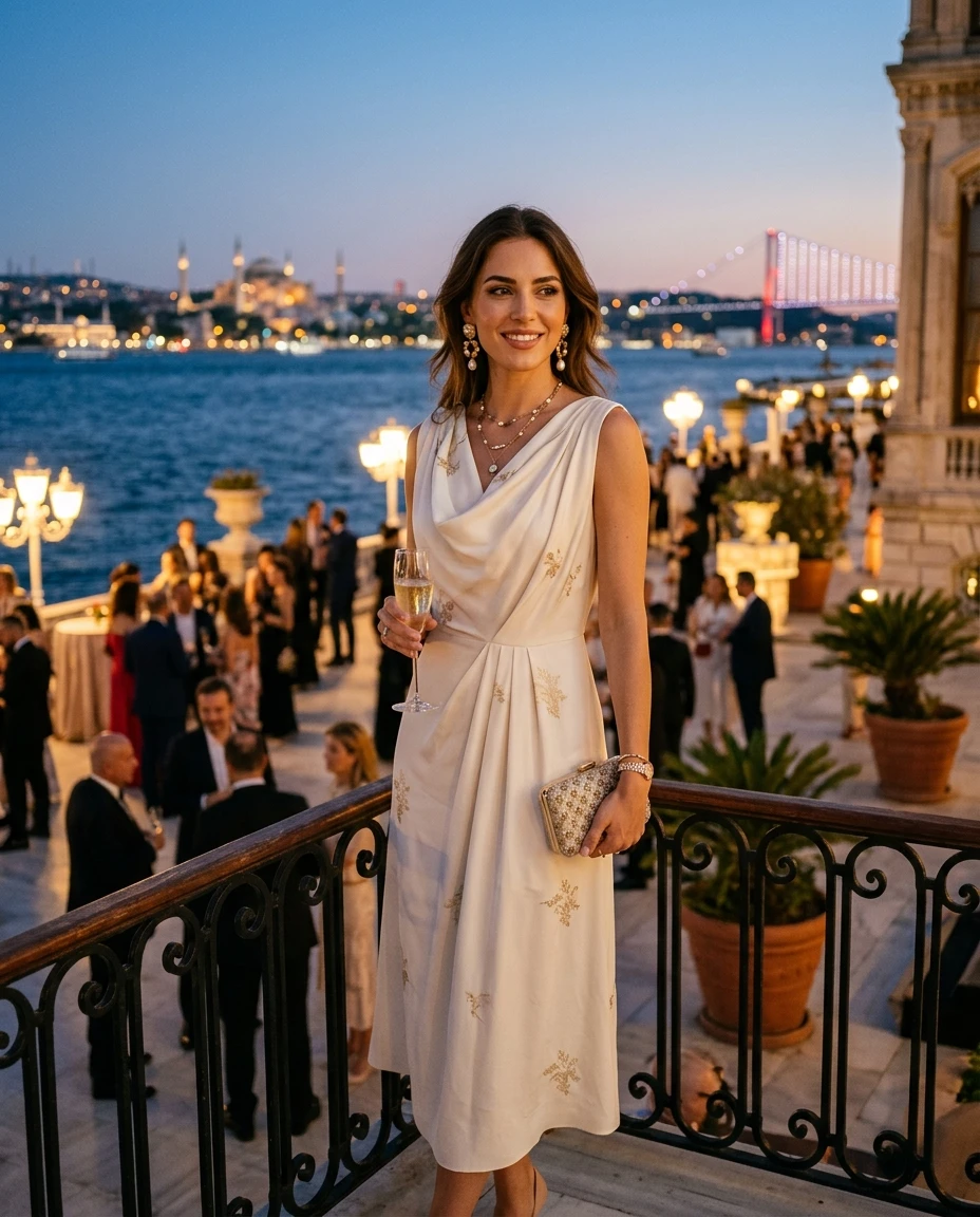 Gemma Deeks Style Guide: Semi Formal Holiday parties in Istanbul Summer 2026