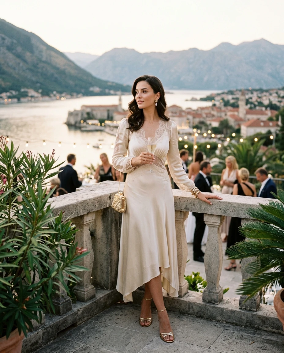 Gemma Deeks Style Guide: Semi Formal Holiday parties in Montenegro Summer 2026