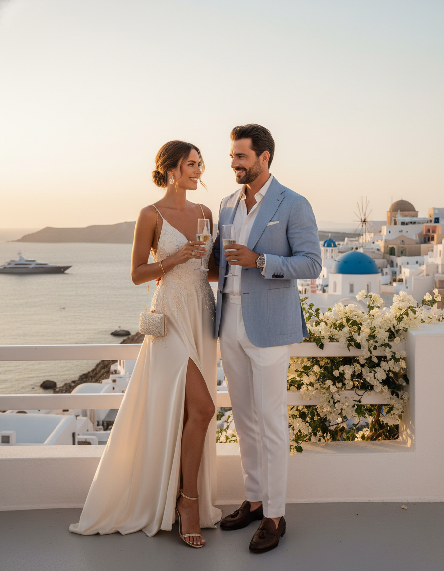 Gemma Deeks Style Guide: Semi Formal Holiday parties in Mykonos Summer 2026