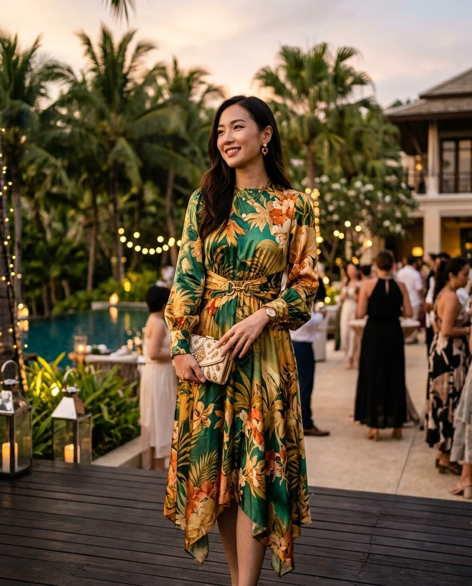 Gemma Deeks Style Guide: Semi Formal Holiday parties in Thailand Summer 2026