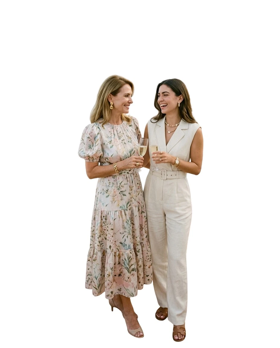 Gemma Deeks Style Guide: Semi Formal Mother’s Day in Santorini Summer 2026