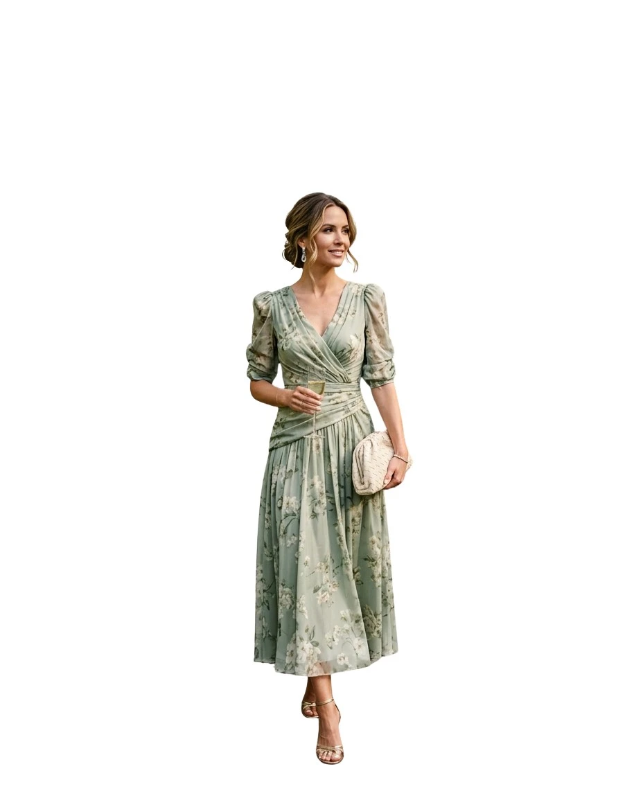 Gemma Deeks Style Guide: Semi Formal wedding guest dress in Aspen Summer 2026