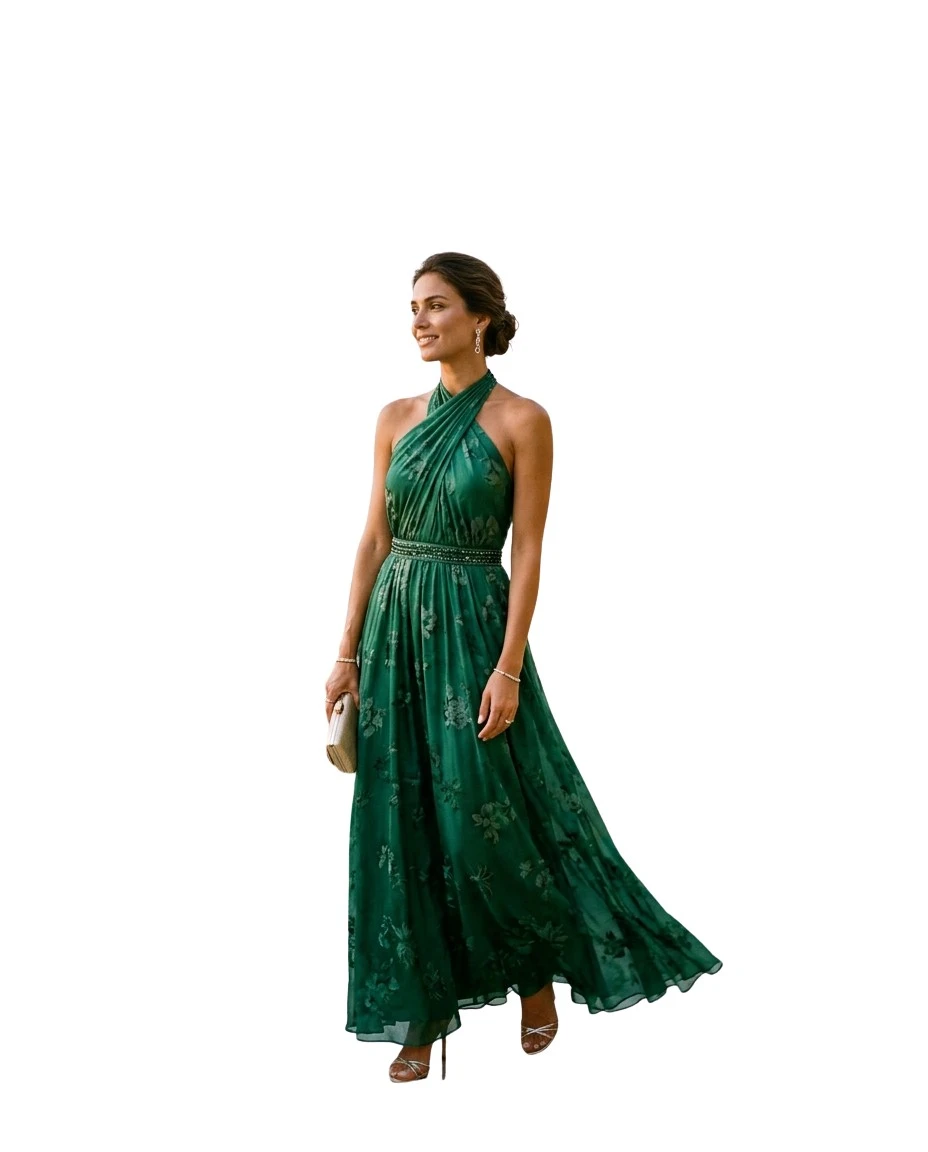 Gemma Deeks Style Guide: Semi Formal wedding guest dress in Dubai Summer 2026