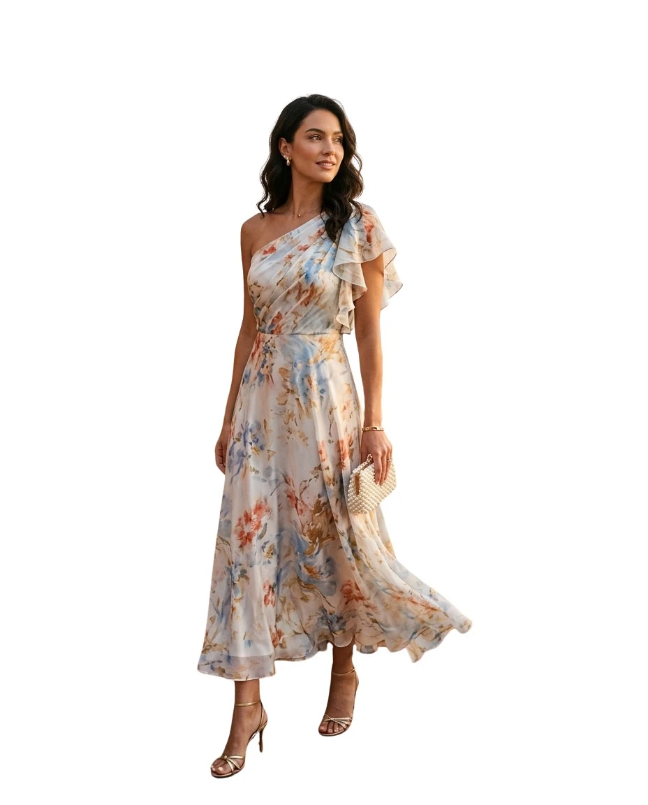 Gemma Deeks Style Guide: Semi Formal wedding guest dress in Ibiza Summer 2026