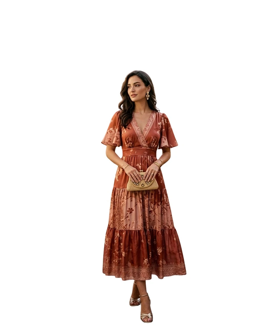 Gemma Deeks Style Guide: Semi Formal wedding guest dress in Marrakech Summer 2026