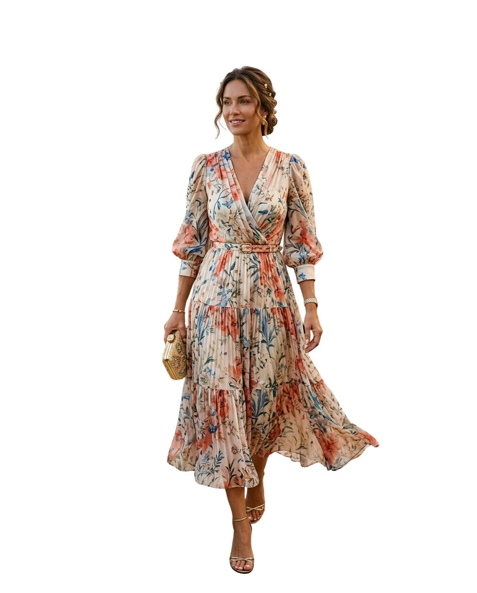 Gemma Deeks Style Guide: Semi Formal wedding guest dress in Montego Bay Summer 2026