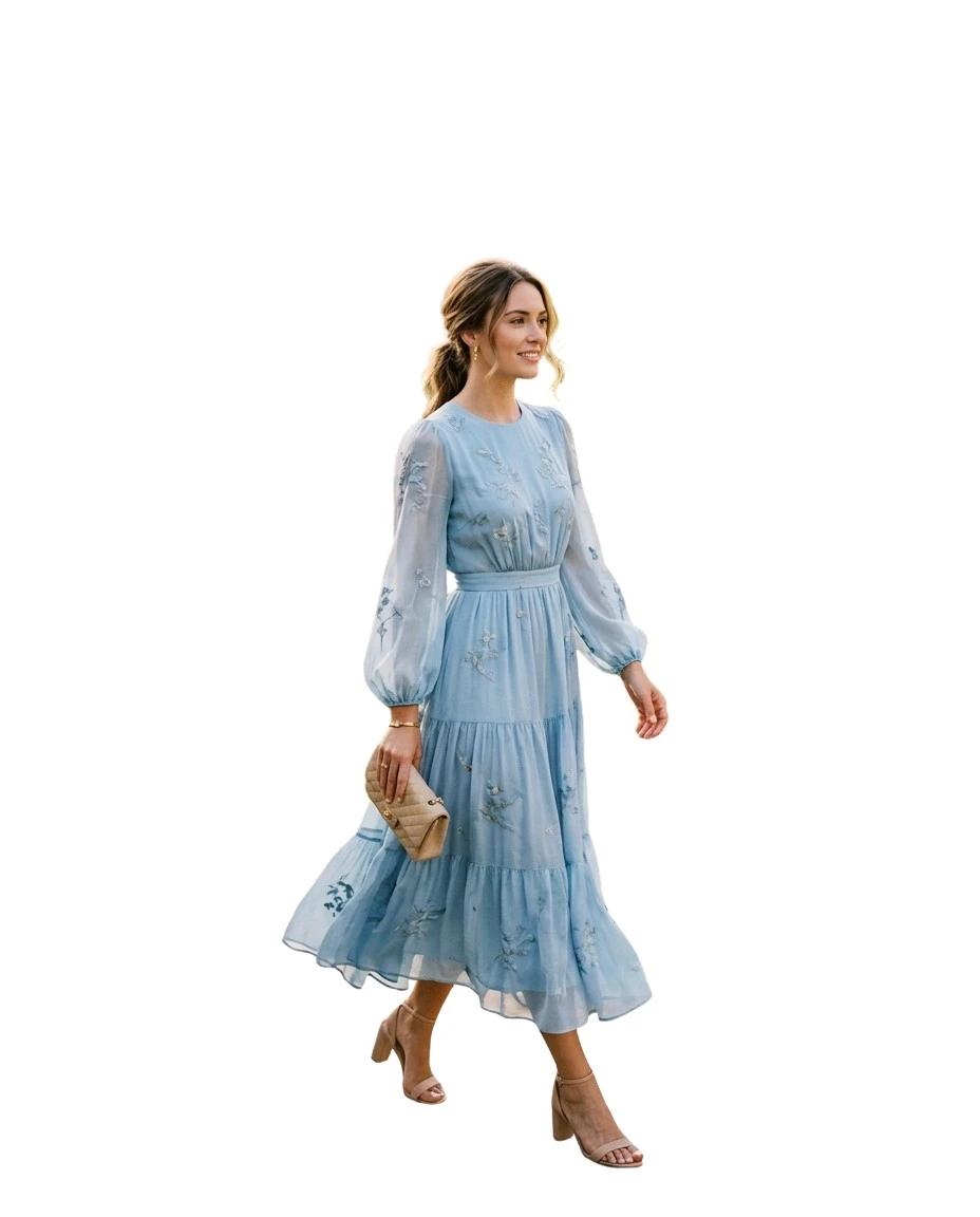 Gemma Deeks Style Guide: Semi Formal wedding guest dress in Provence France Summer 2026