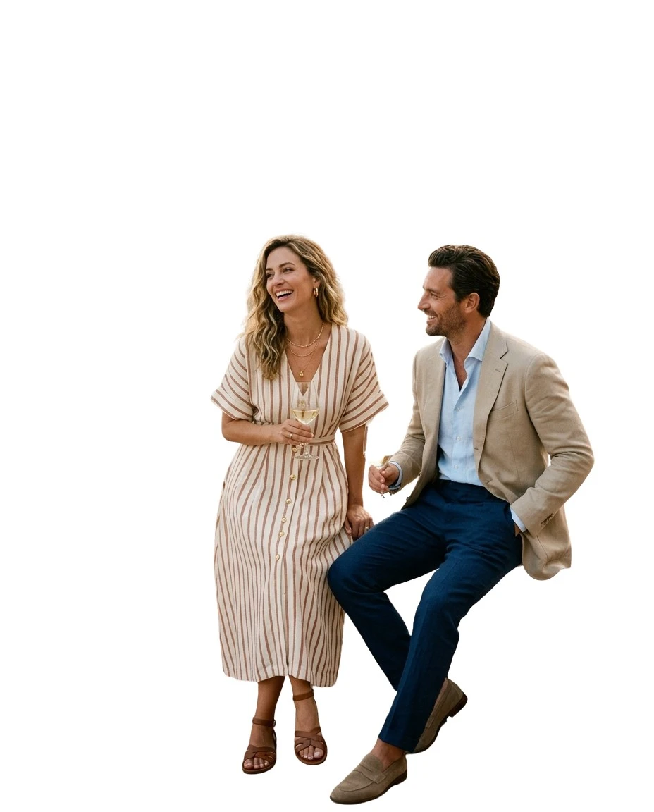 Gemma Deeks Style Guide: Smart Casual Anniversary in Amalfi Coast Summer 2026