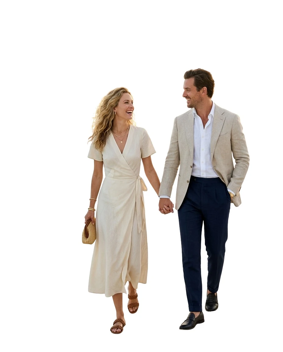 Gemma Deeks Style Guide: Smart Casual Anniversary in Bahamas Summer 2026