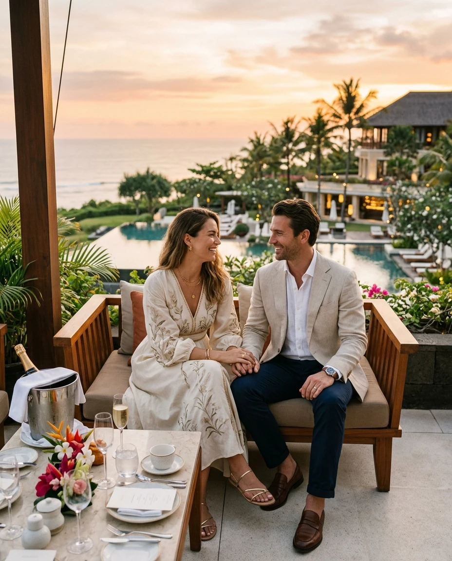 Gemma Deeks Style Guide: Smart Casual Anniversary in Bali Summer 2026