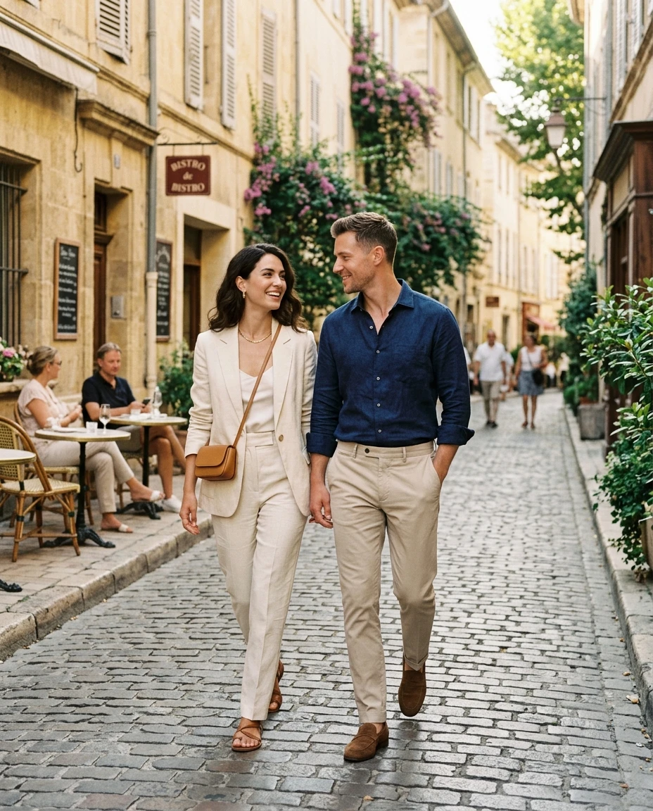 Gemma Deeks Style Guide: Smart Casual Anniversary in France Summer 2026