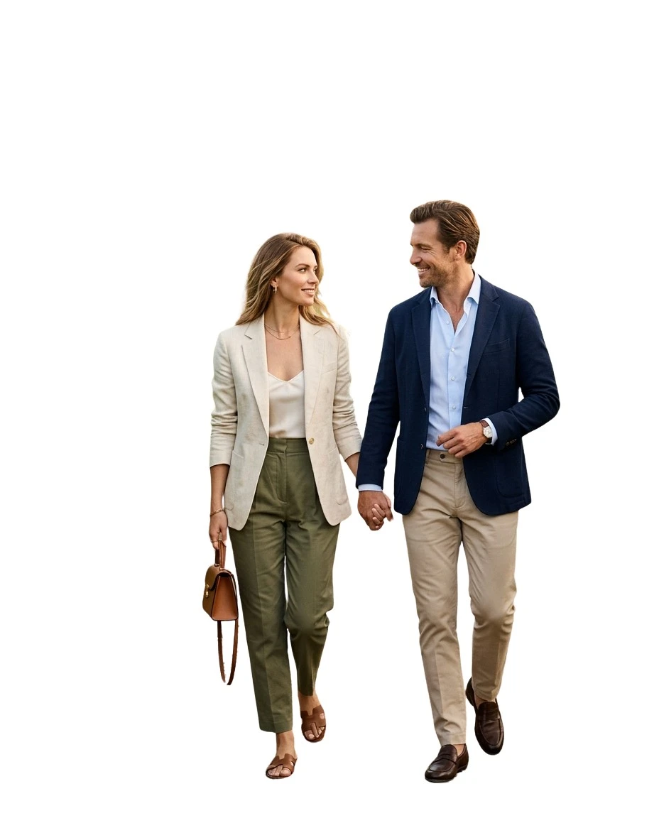 Gemma Deeks Style Guide: Smart Casual Anniversary in Napa Valley Summer 2026