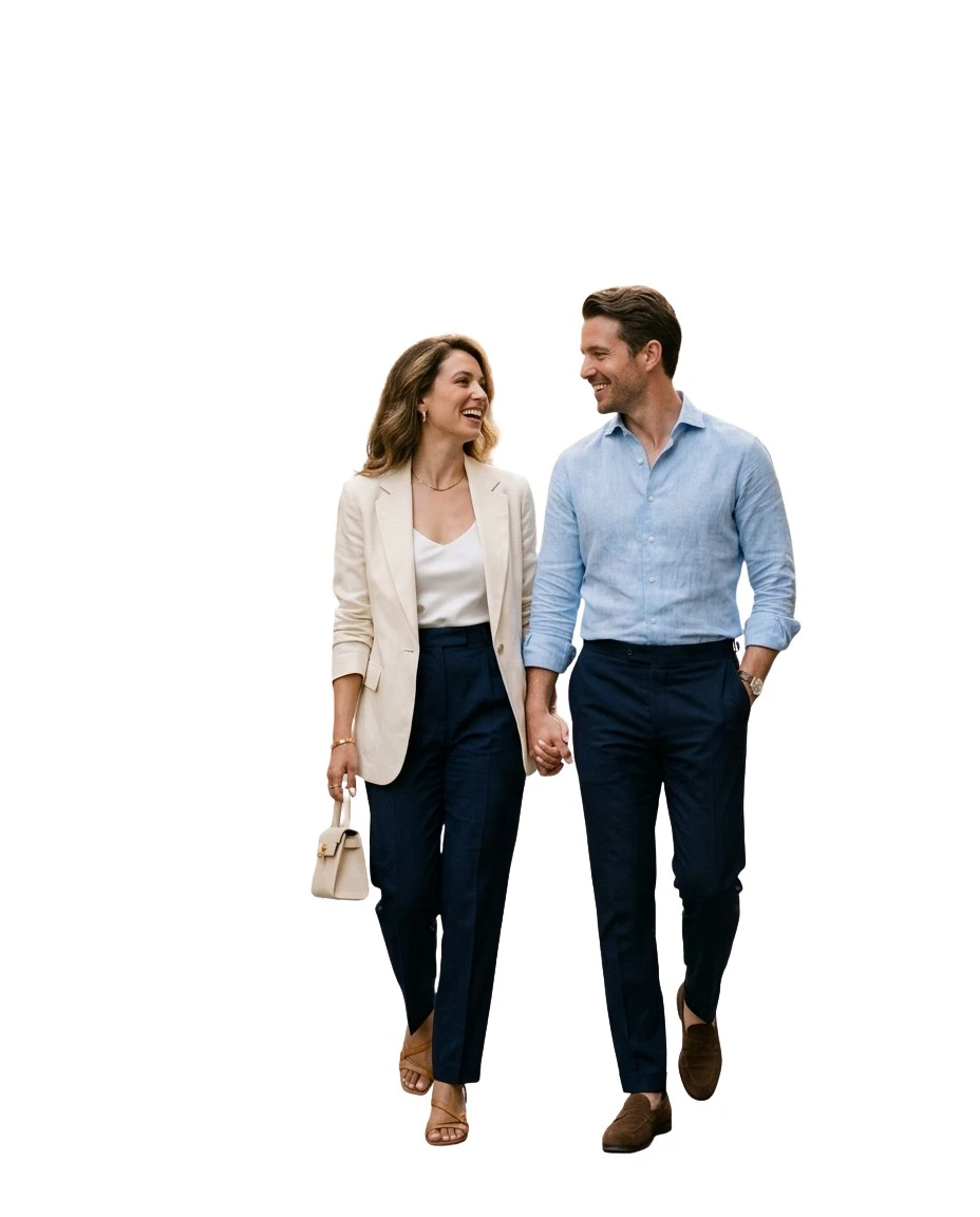 Gemma Deeks Style Guide: Smart Casual Anniversary in Paris Summer 2026