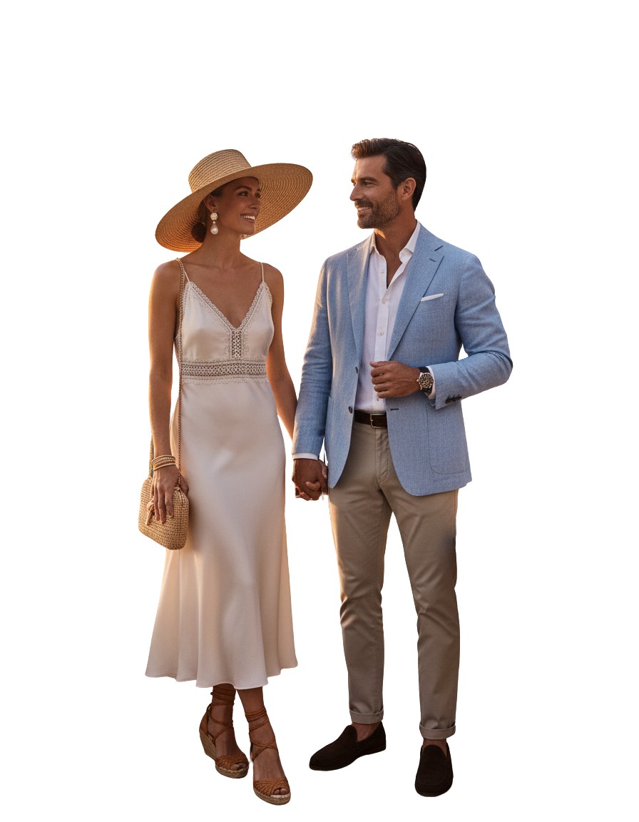 Gemma Deeks Style Guide: Smart Casual Anniversary in Spain Summer 2026