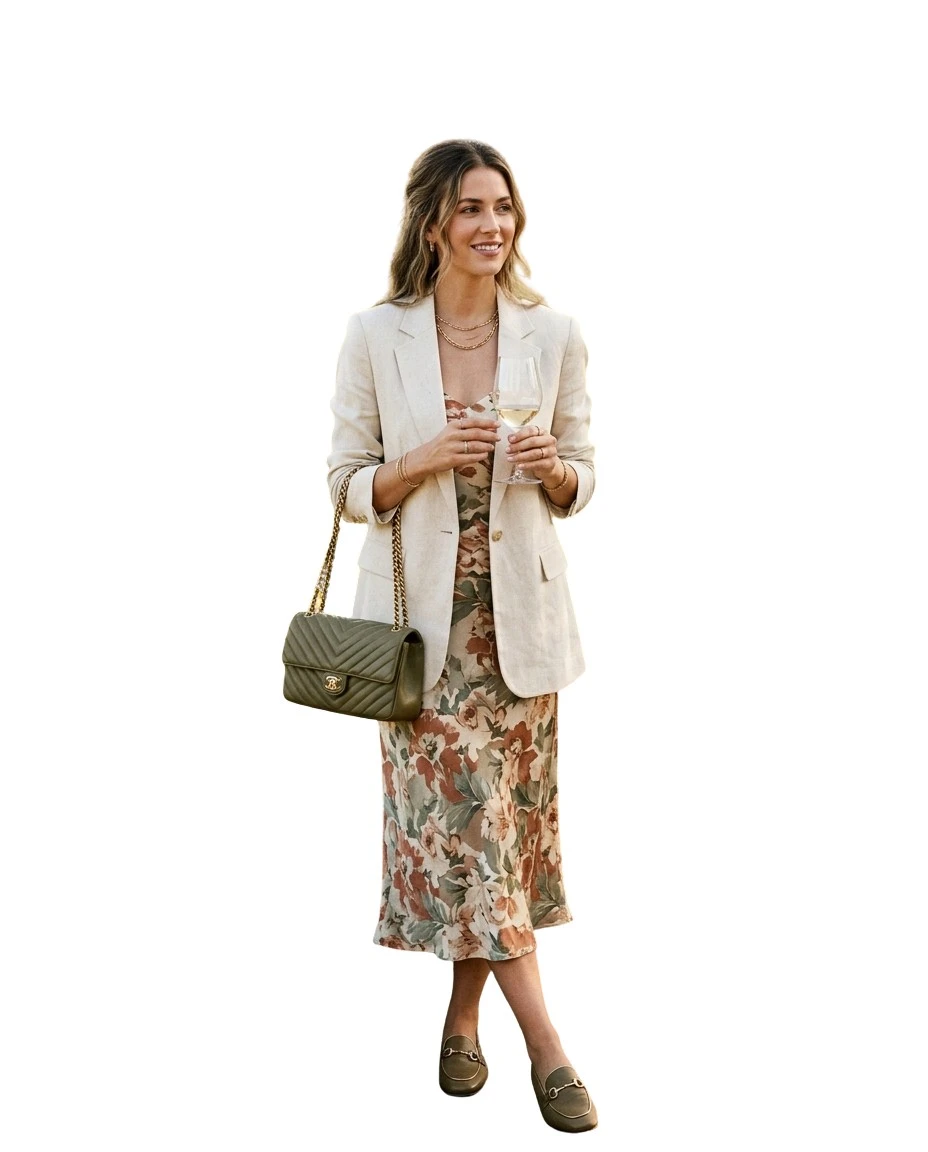 Gemma Deeks Style Guide: Smart Casual Birthday in Napa Valley Summer 2026