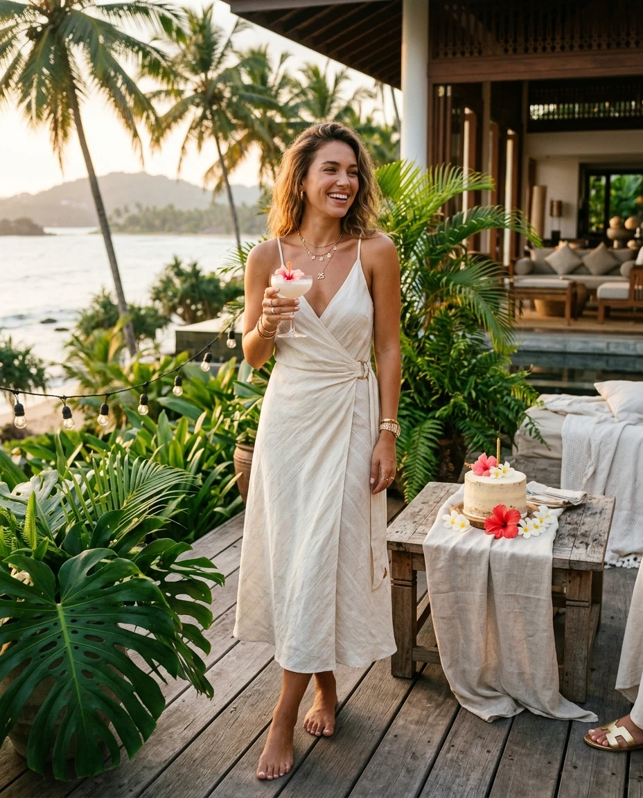 Gemma Deeks Style Guide: Smart Casual Birthday in Sri Lanka Summer 2026