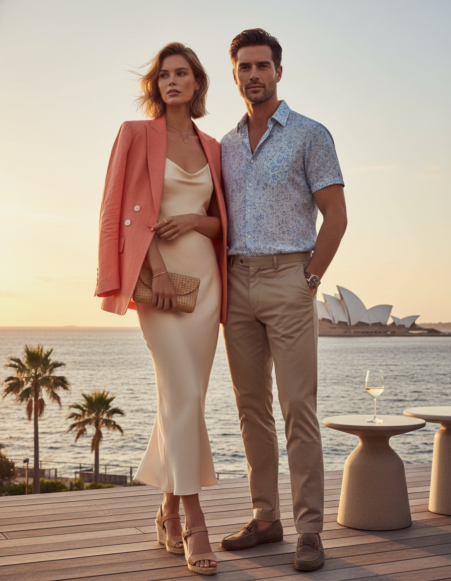 Gemma Deeks Style Guide: Smart Casual Date night in Australia Summer 2026