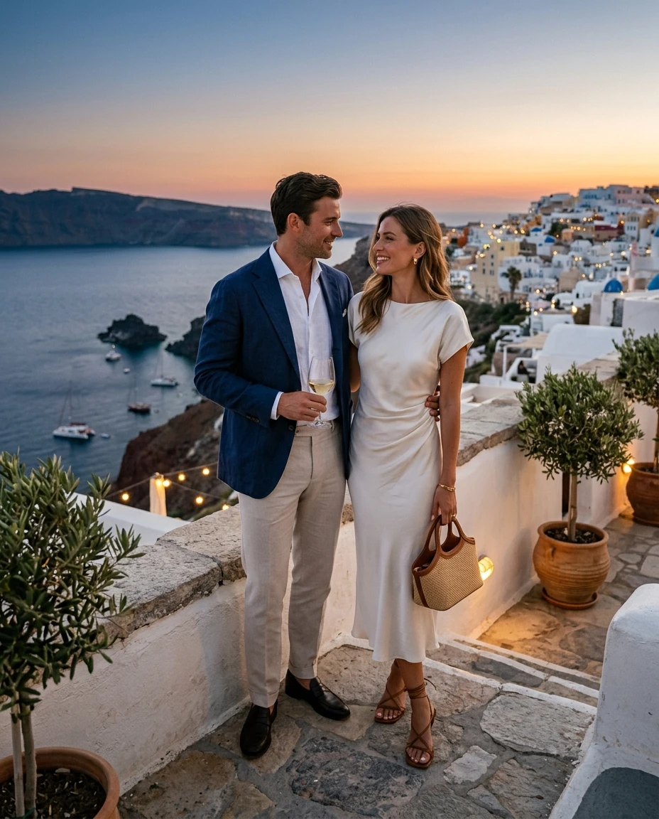 Gemma Deeks Style Guide: Smart Casual Date night in Crete Summer 2026