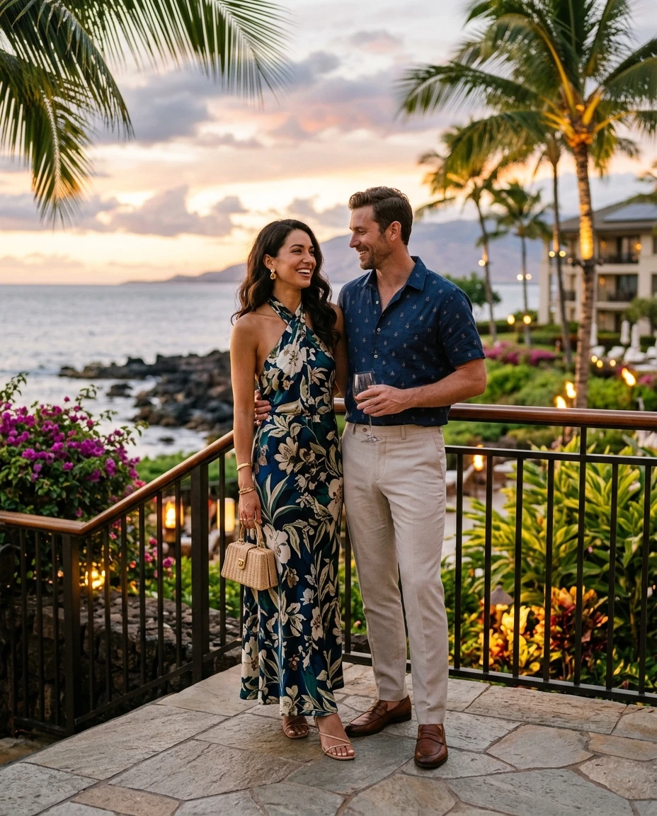 Gemma Deeks Style Guide: Smart Casual Date night in Hawaii Summer 2026