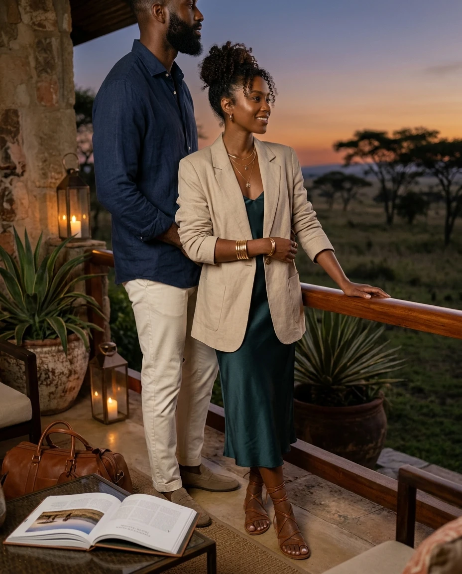 Gemma Deeks Style Guide: Smart Casual Date night in Kenya Summer 2026