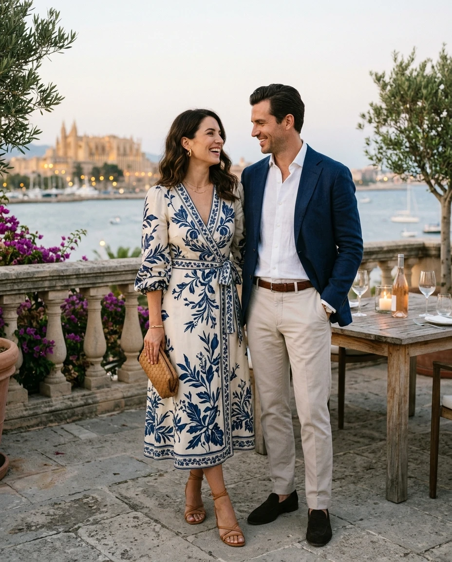Gemma Deeks Style Guide: Smart Casual Date night in Majorca Summer 2026