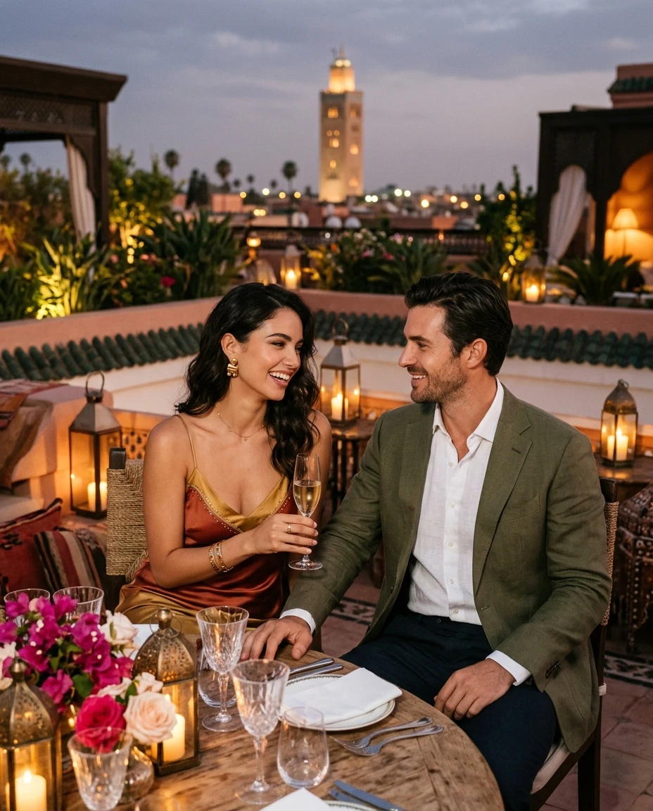 Gemma Deeks Style Guide: Smart Casual Date night in Marrakech Summer 2026