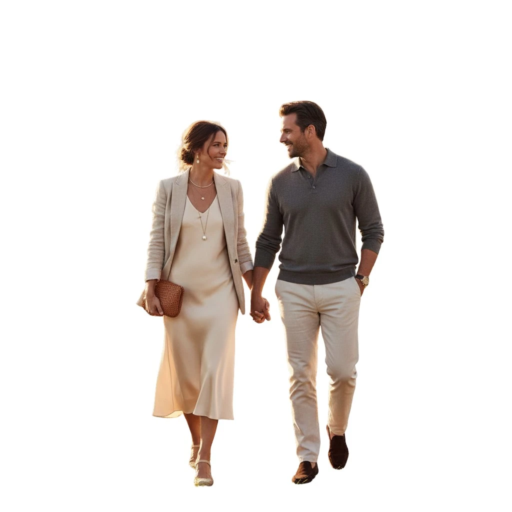 Gemma Deeks Style Guide: Smart Casual Date night in Napa Valley Summer 2026