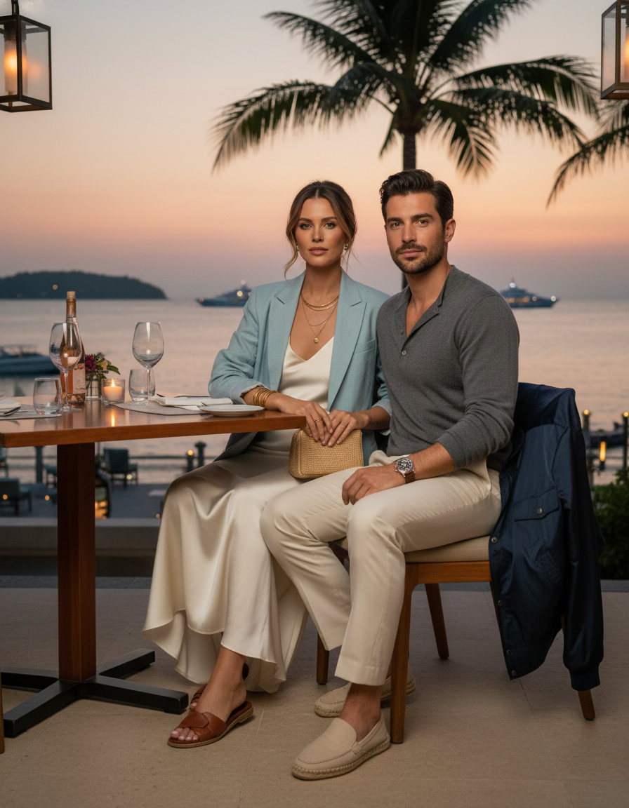 Gemma Deeks Style Guide: Smart Casual Date night in Phuket Summer 2026