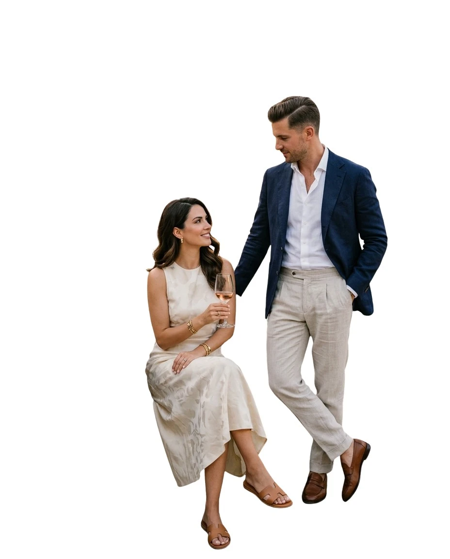 Gemma Deeks Style Guide: Smart Casual Date night in Provence France Summer 2026