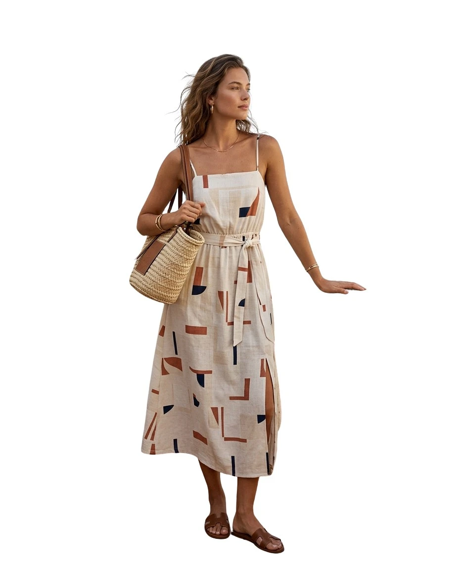 Gemma Deeks Style Guide: Smart Casual Designer Summer Dresses in Crete Summer 2026