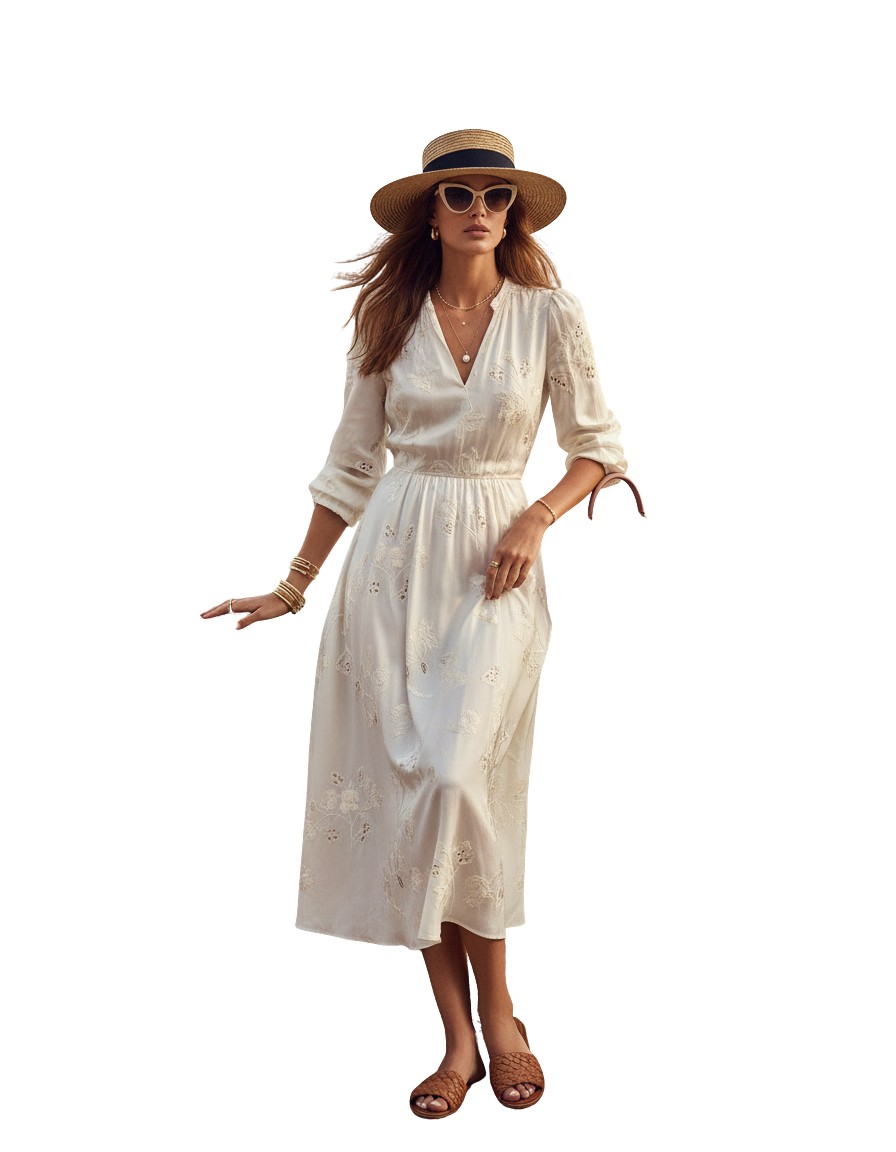 Gemma Deeks Style Guide: Smart Casual Designer Summer Dresses in France Summer 2026