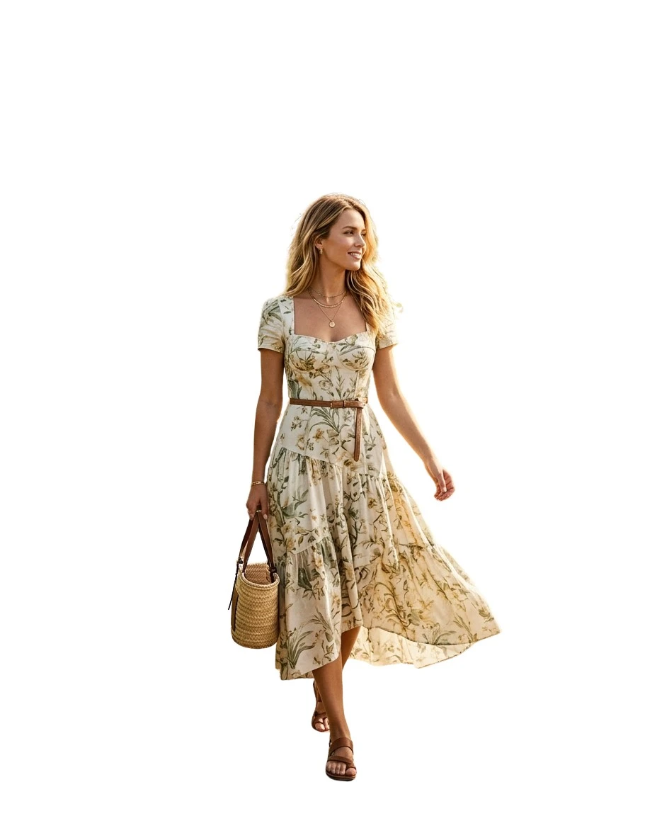 Gemma Deeks Style Guide: Smart Casual Designer Summer Dresses in Napa Valley Summer 2026