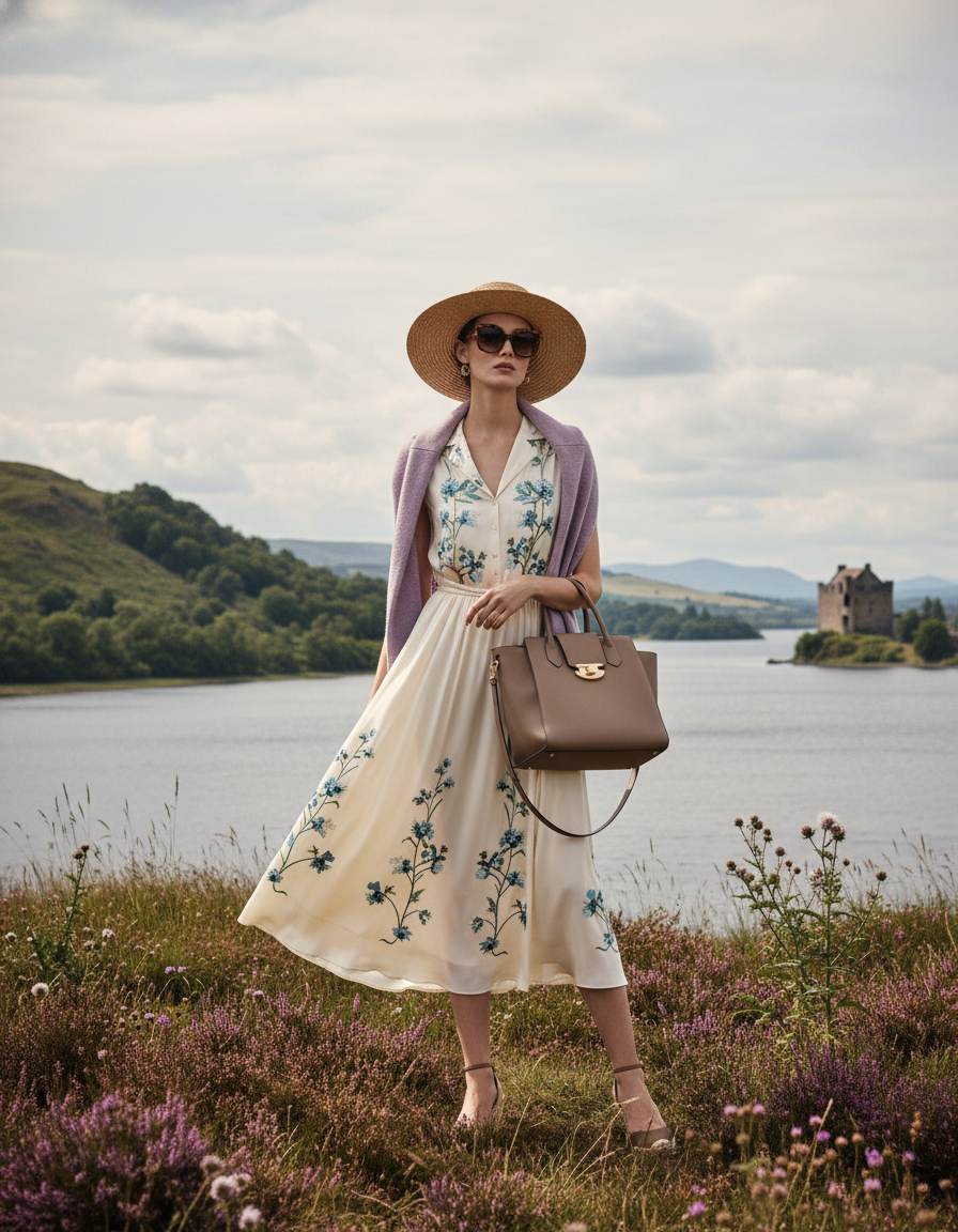 Gemma Deeks Style Guide: Smart Casual Designer Summer Dresses in Scotland Summer 2026