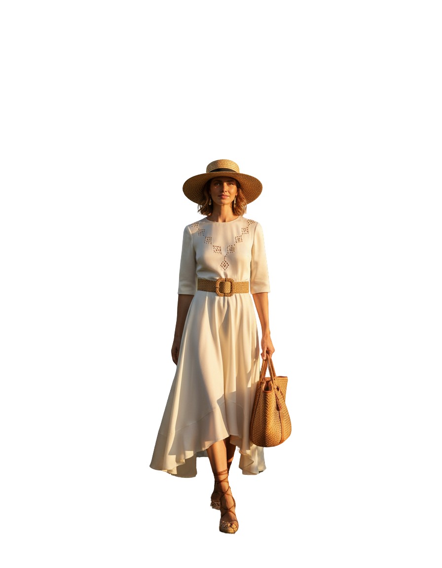 Gemma Deeks Style Guide: Smart Casual Designer Summer Dresses in Tuscany Summer 2026