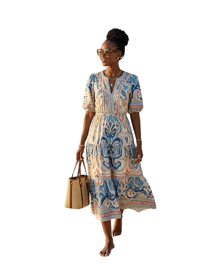 Gemma Deeks Style Guide: Smart Casual Designer Summer Dresses in Zanzibar Summer 2026