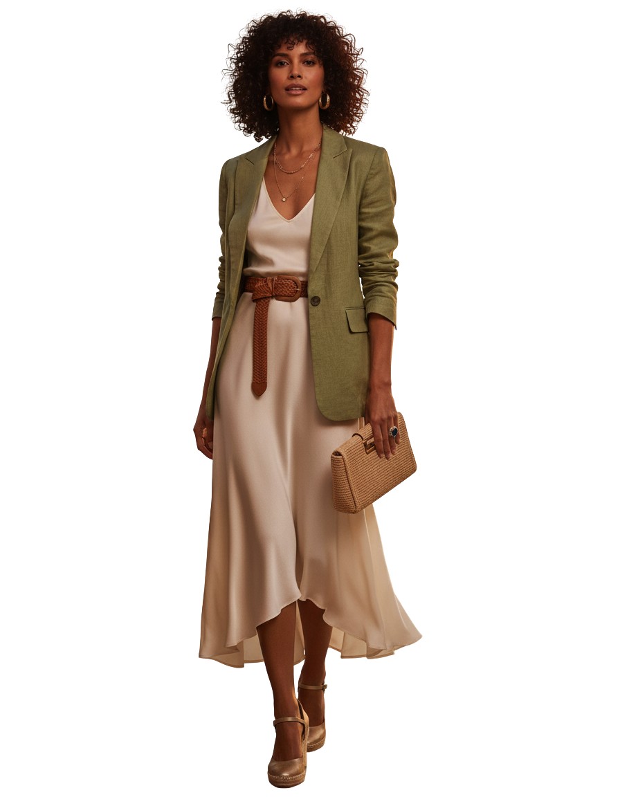 Gemma Deeks Style Guide: Smart Casual dinner outfit in South Africa Summer 2026