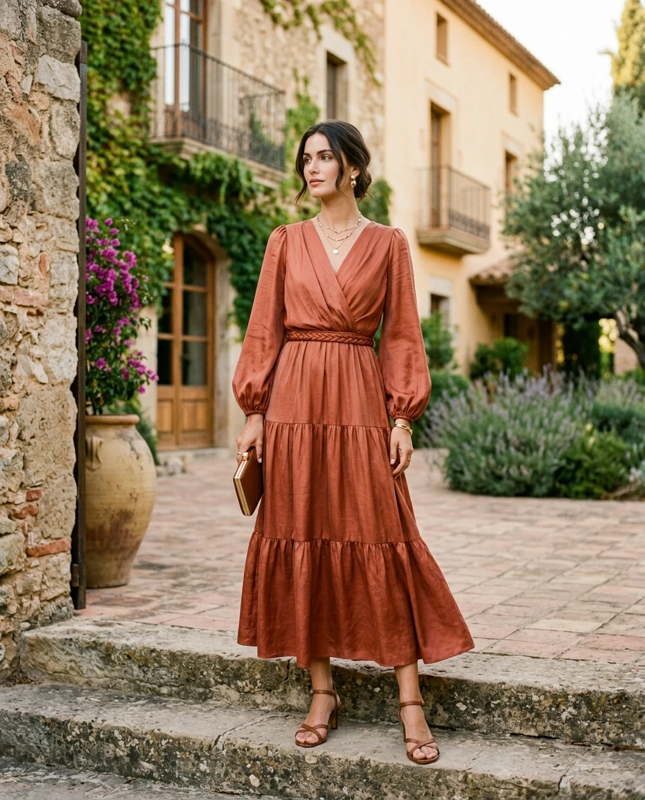 Gemma Deeks Style Guide: Smart Casual gala gown in Catalonia Summer 2026