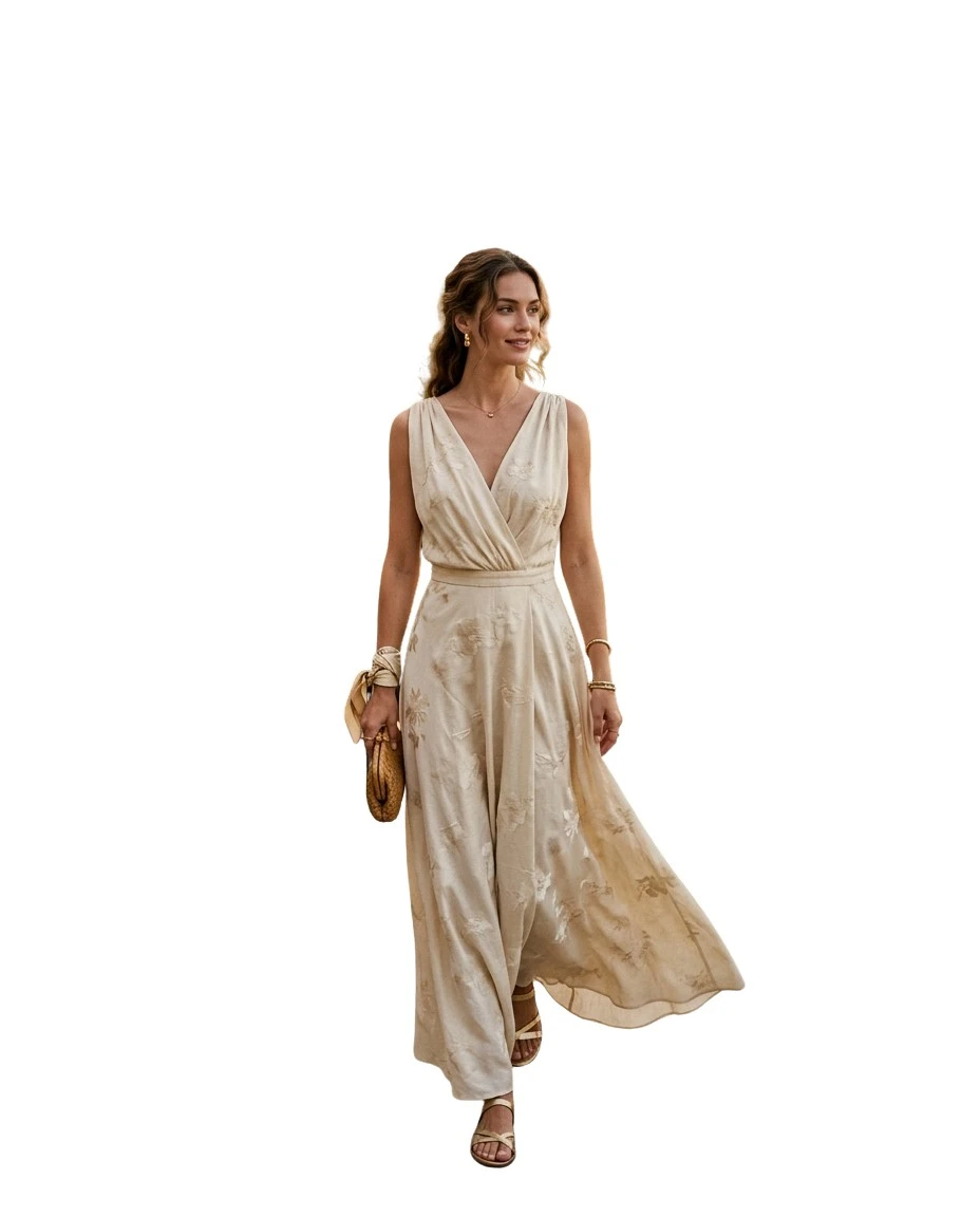 Gemma Deeks Style Guide: Smart Casual gala gown in France Summer 2026