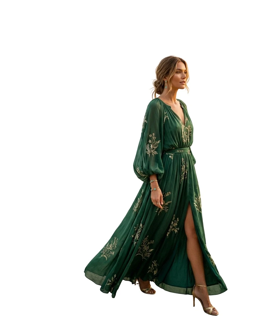 Gemma Deeks Style Guide: Smart Casual gala gown in Ibiza Summer 2026