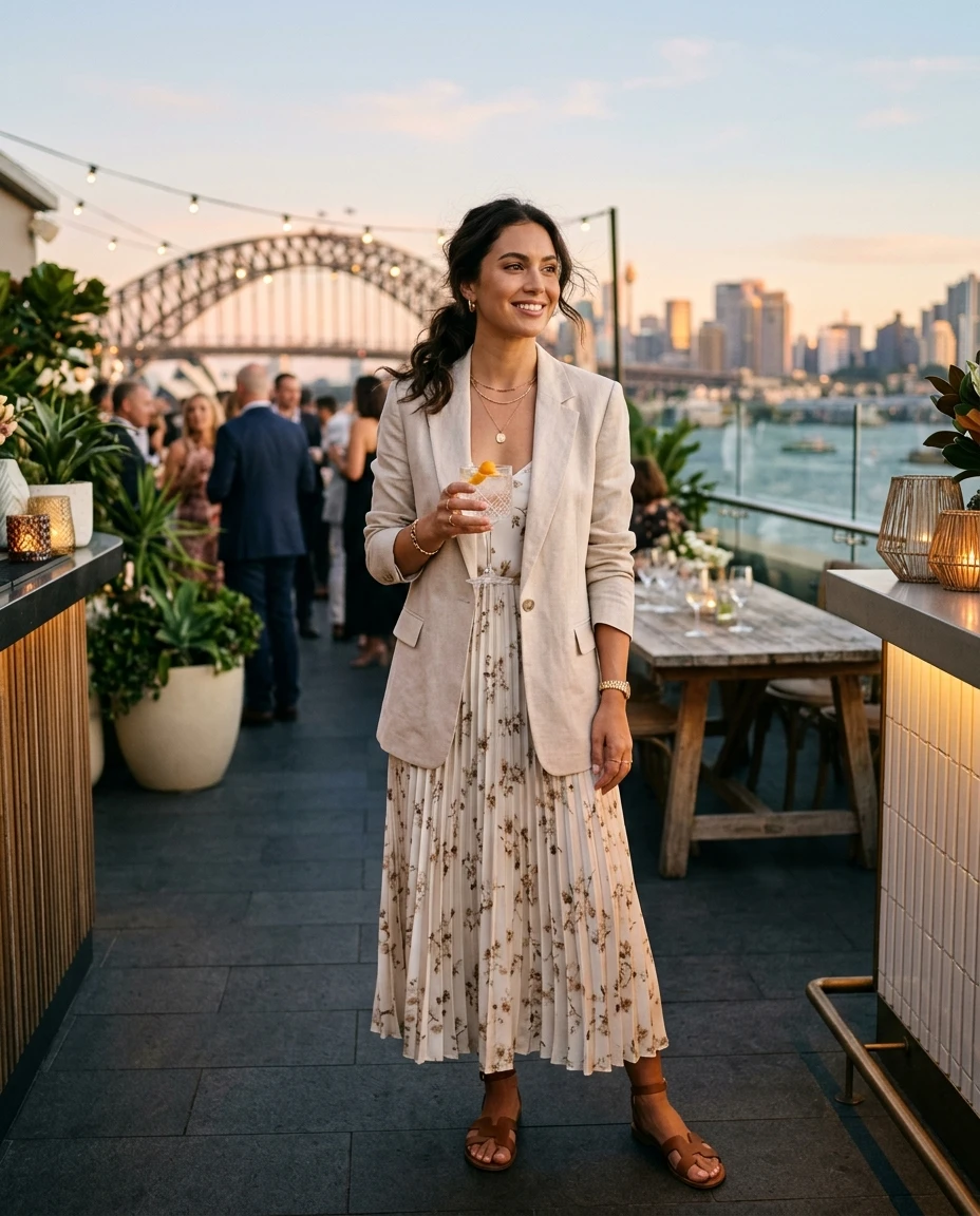 Gemma Deeks Style Guide: Smart Casual Holiday parties in Australia Summer 2026