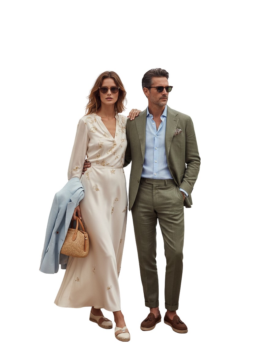 Gemma Deeks Style Guide: Smart Casual Holiday parties in Capri Summer 2026