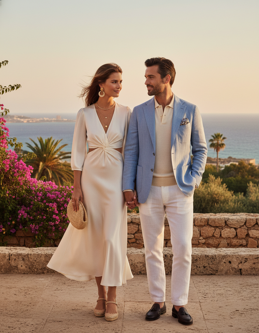 Gemma Deeks Style Guide: Smart Casual Holiday parties in Cyprus Summer 2026