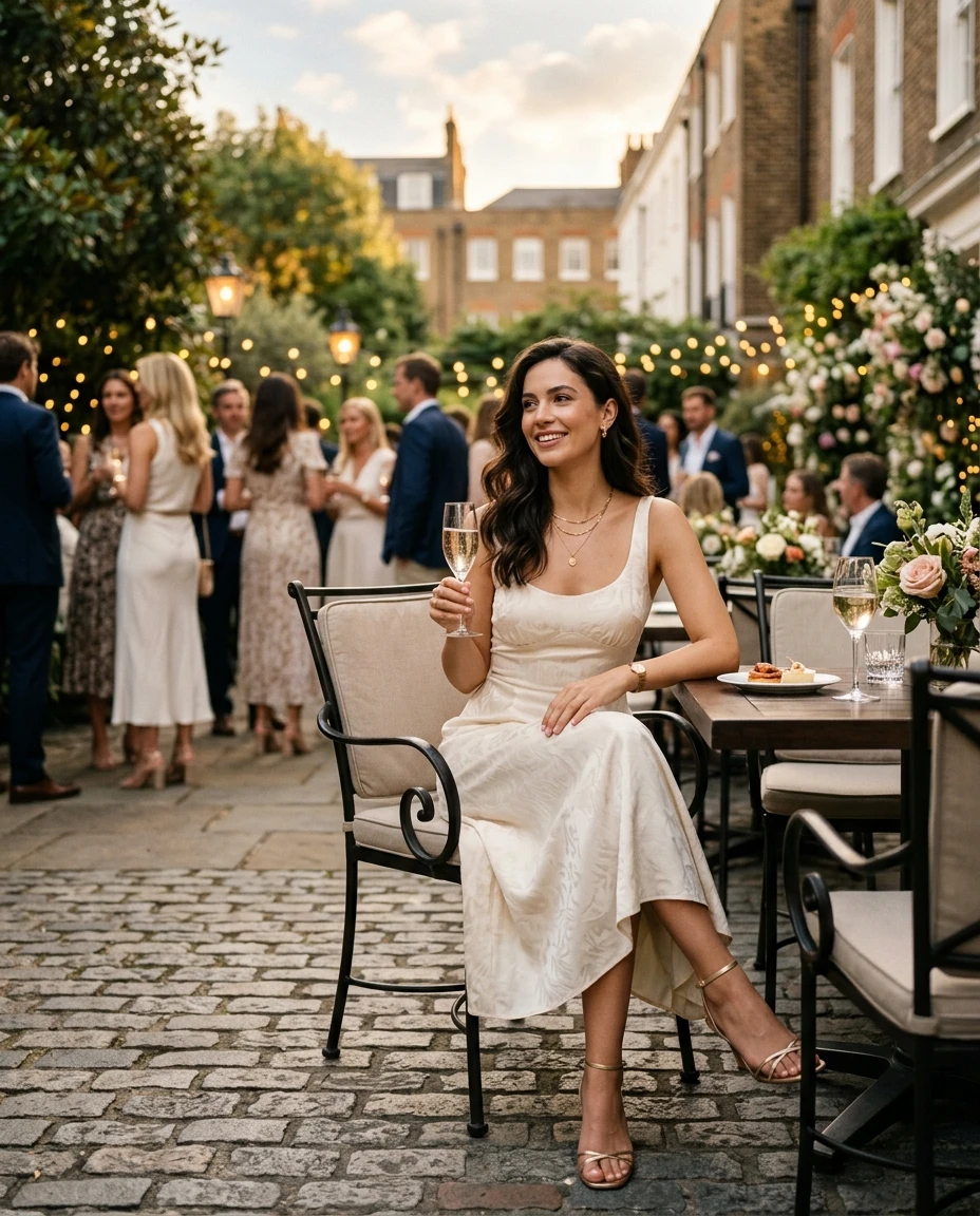 Gemma Deeks Style Guide: Smart Casual Holiday parties in London Summer 2026