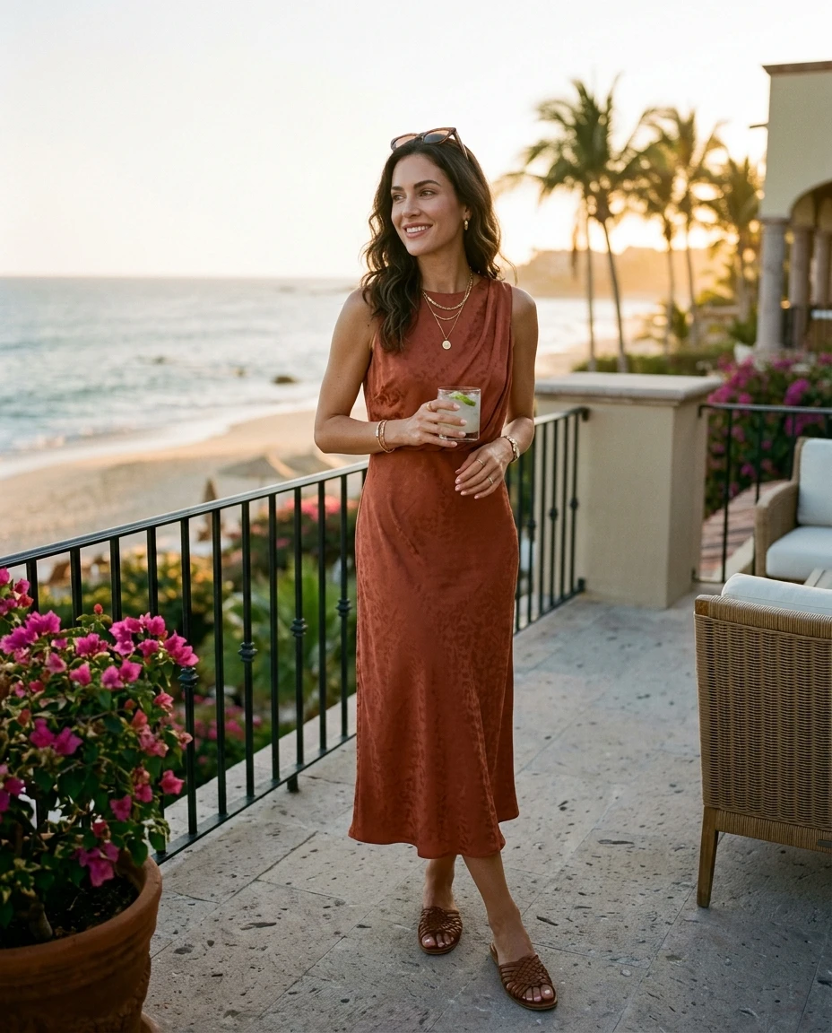 Gemma Deeks Style Guide: Smart Casual Holiday parties in Mexico Summer 2026