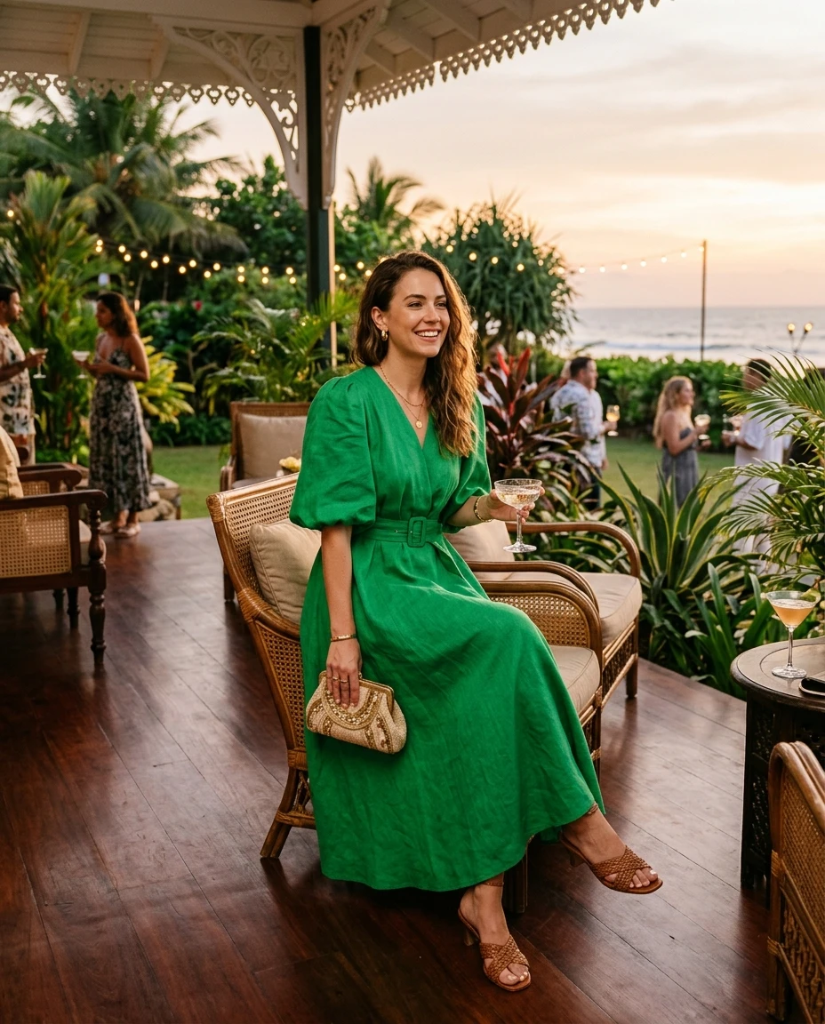 Gemma Deeks Style Guide: Smart Casual Holiday parties in Sri Lanka Summer 2026