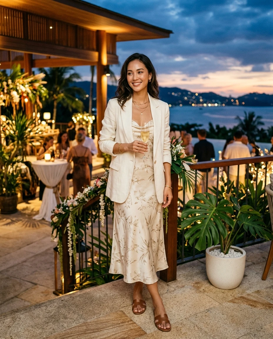 Gemma Deeks Style Guide: Smart Casual Holiday parties in Thailand Summer 2026