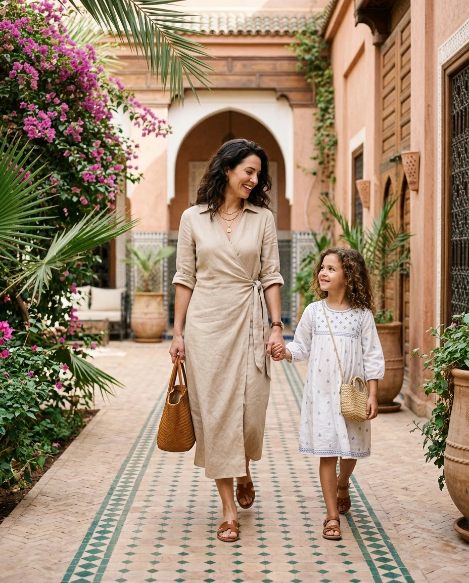 Gemma Deeks Style Guide: Smart Casual Mother’s Day in Moroco Summer 2026
