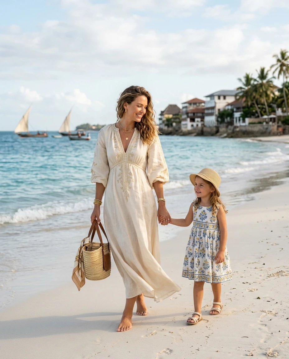 Gemma Deeks Style Guide: Smart Casual Mother’s Day in Zanzibar Summer 2026