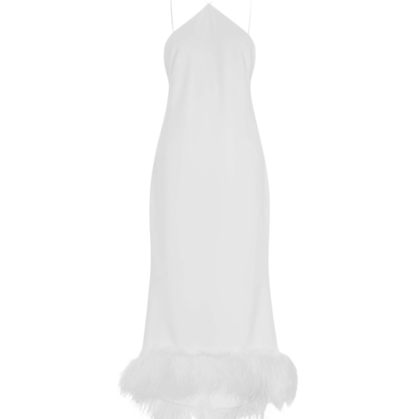 Elevate your elegance in this 16 Arlington Dresses from the luxury feather dress edit